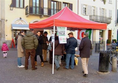 GAZEBO DEL PD A CHIAVENNA PER 